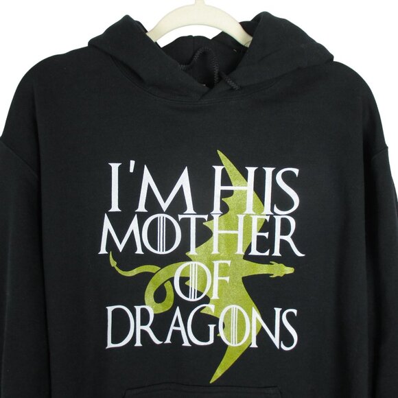 GAME OF THRONES MOTHER OF DRAGONS Hoodie Unisex Gildan Size M Fantasy  Grimdark - Picture 3 of 6